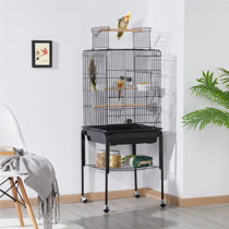 Cockatiel cage best sale with stand